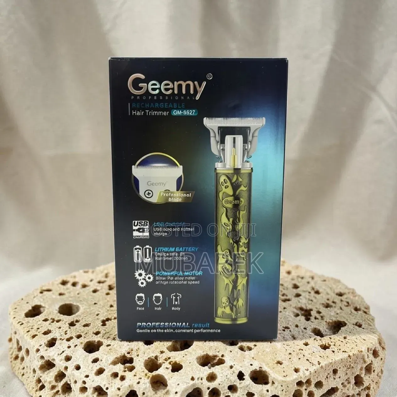 Geemy GM-6627 Premium Gold Edition Hair Clipper