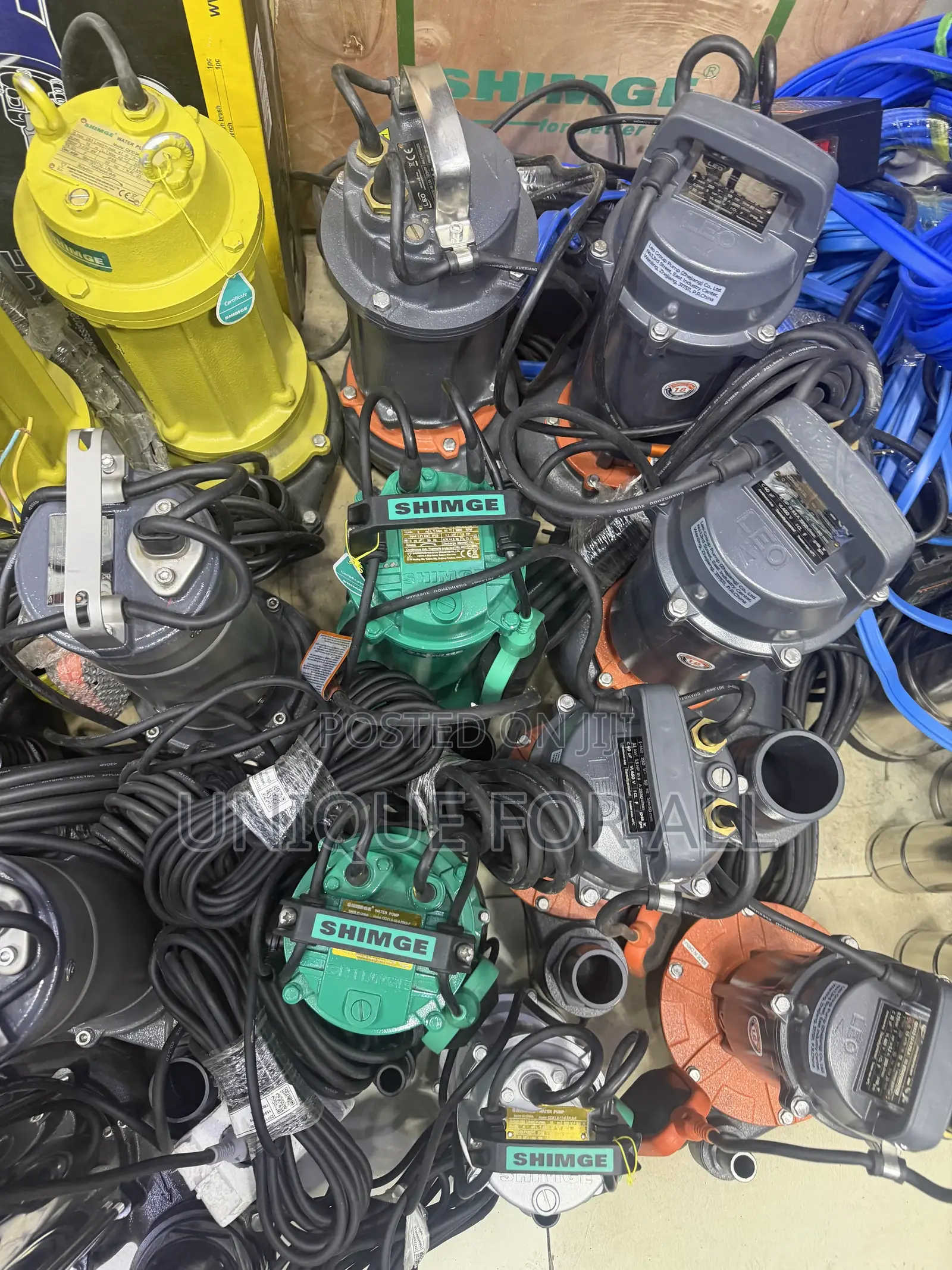 Leo Submersible Water Pump Featuring a 1.5 kW (2 HP) Motor.