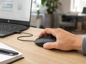HP Wired USB Optical Mouse – Black