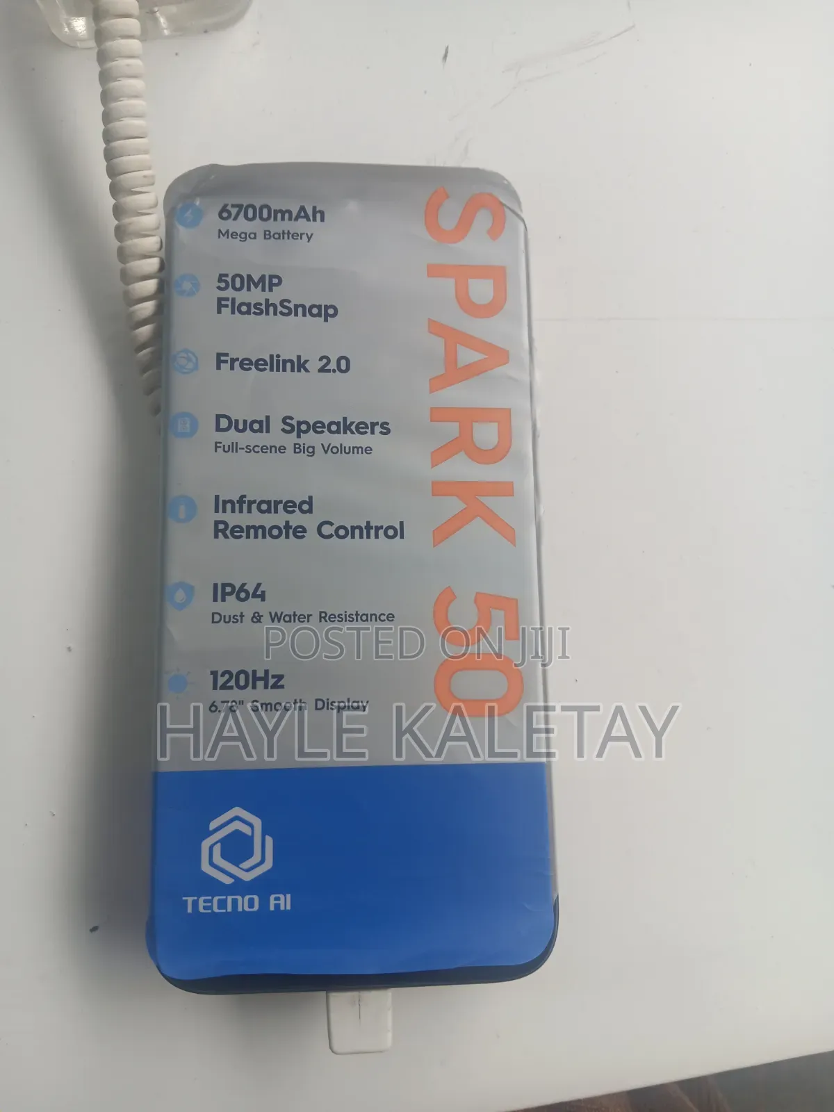New Tecno Spark 50 128 GB Black