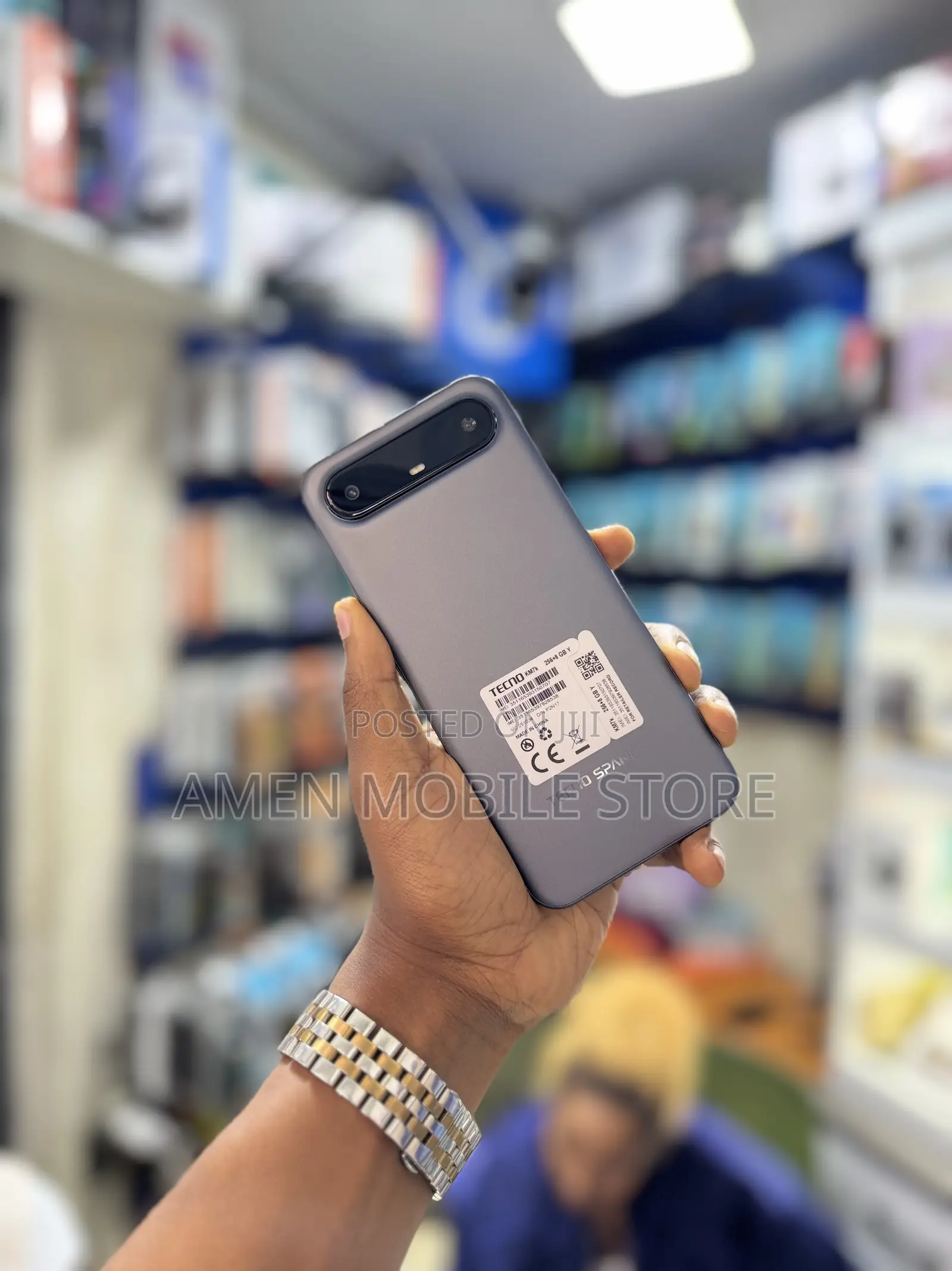 New Tecno Spark Slim 256 GB Gray