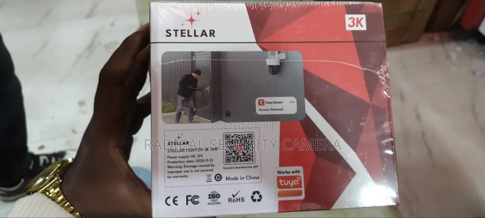 Starlight Fighter 5MP WiFi Outdoor CCTV Camera Color Night Vision