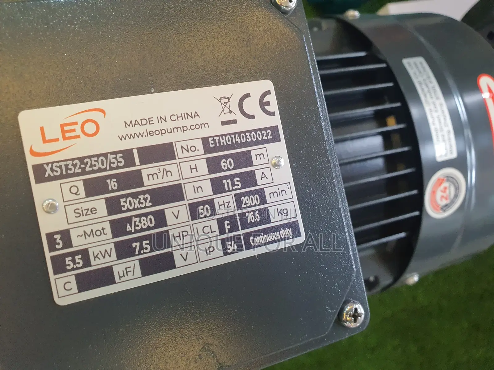 Leo Surface Pump 7.5hp(5.5kw)