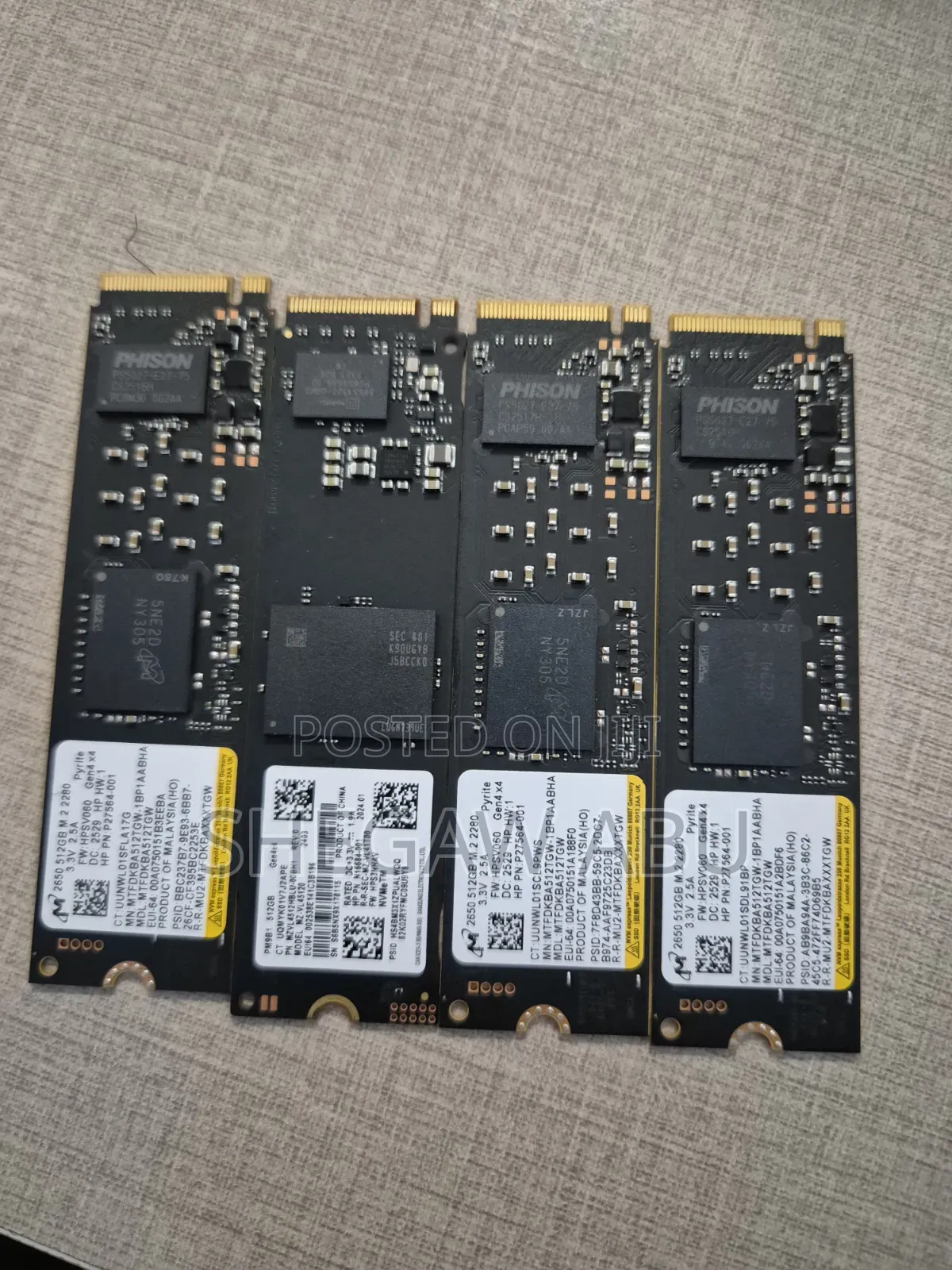 512 SSD Internal Micron Original