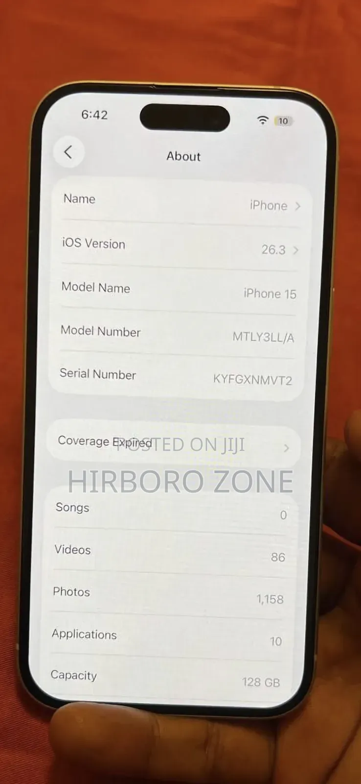 Apple iPhone 15 128 GB White