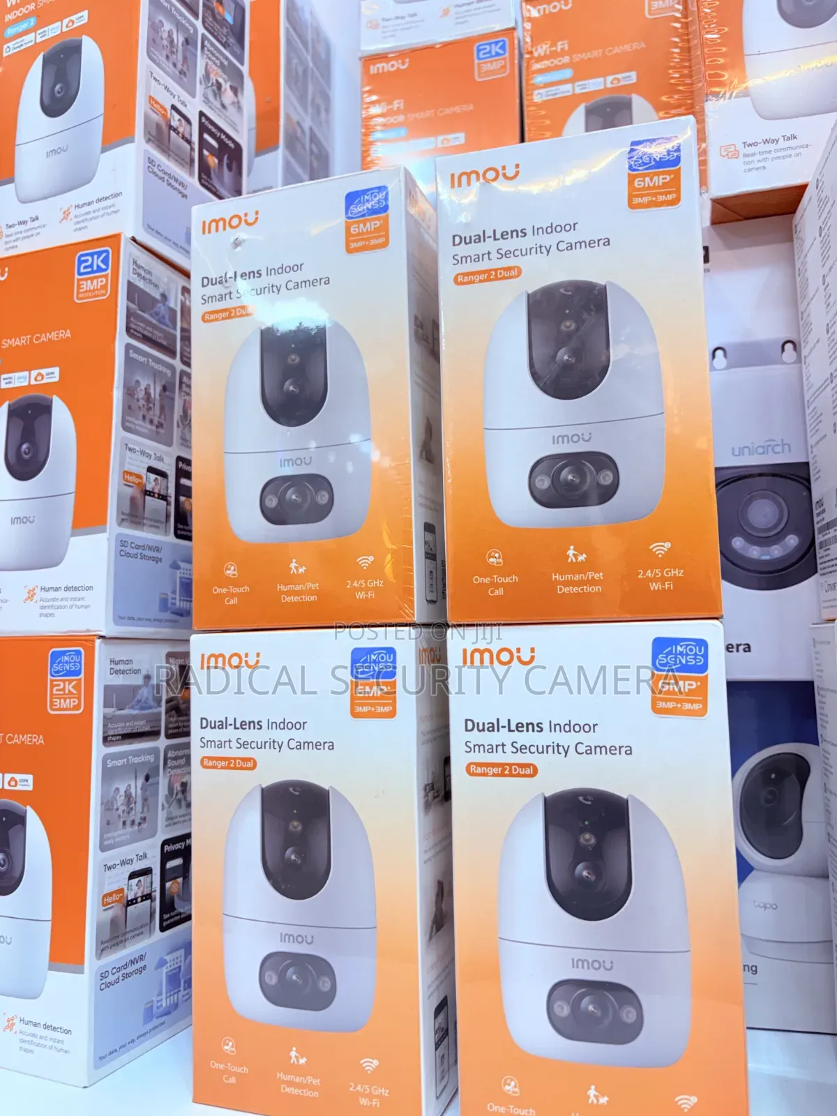 IMOU 6MP Dual Lens 360° WiFi Security Camera Home Color Night Vision