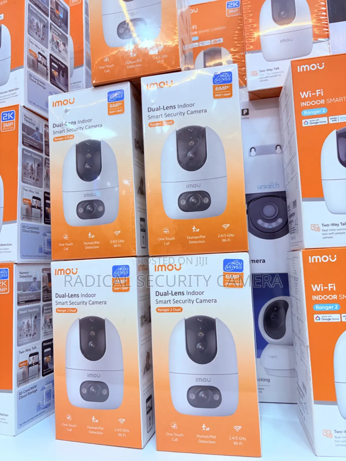 IMOU 6MP Dual Lens 360° WiFi Security Camera Home Color Night Vision