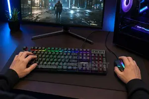 Linmony K-20 RGB Wired Gaming Keyboard and Mouse Combo