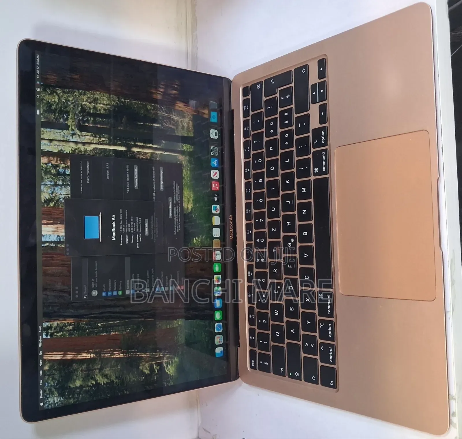 New Laptop Apple MacBook Air 2020 8GB Apple M1 SSD 256GB