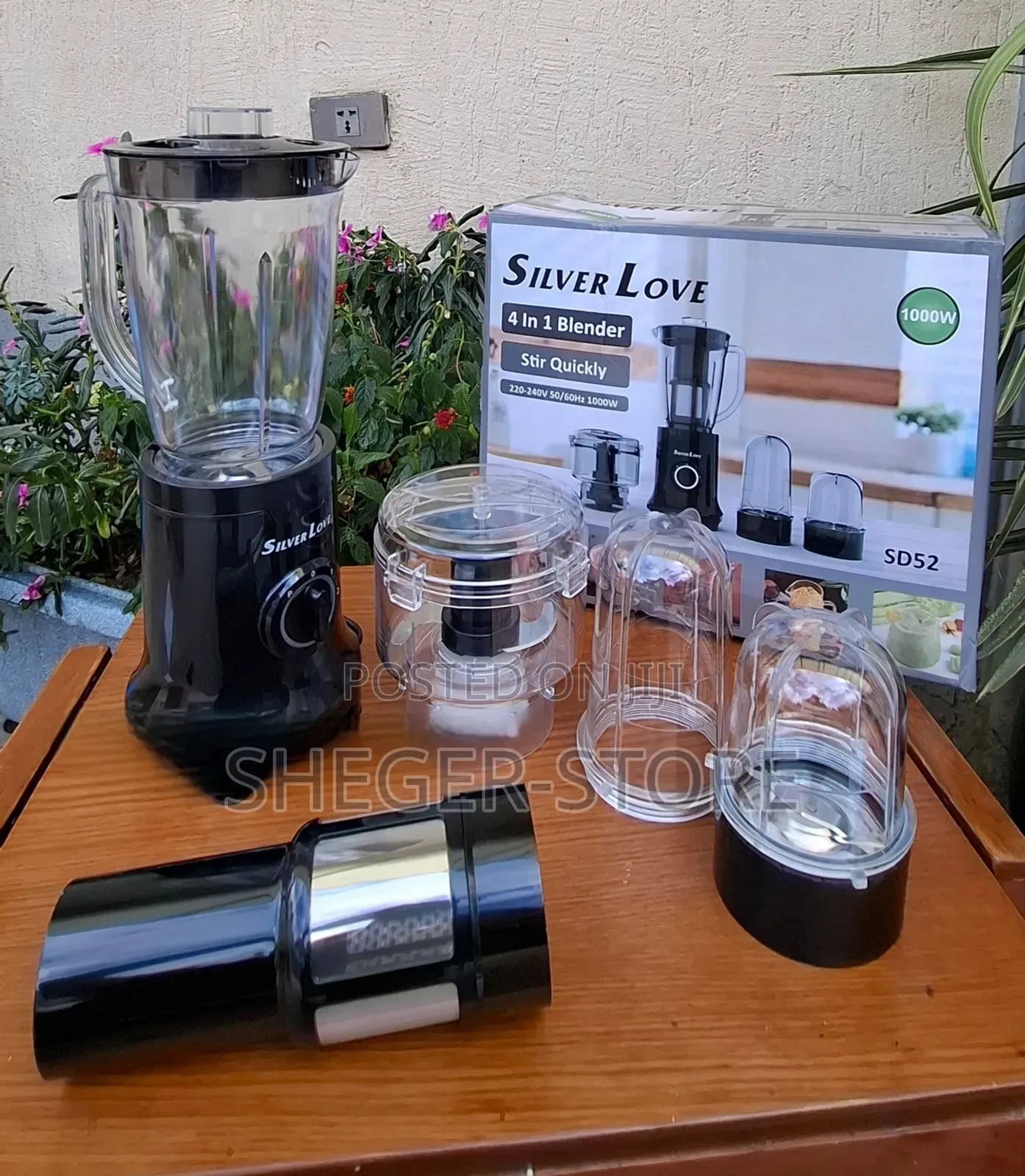 Orginal and Durable Silver Love 4 in 1 Blender/Juicer Series