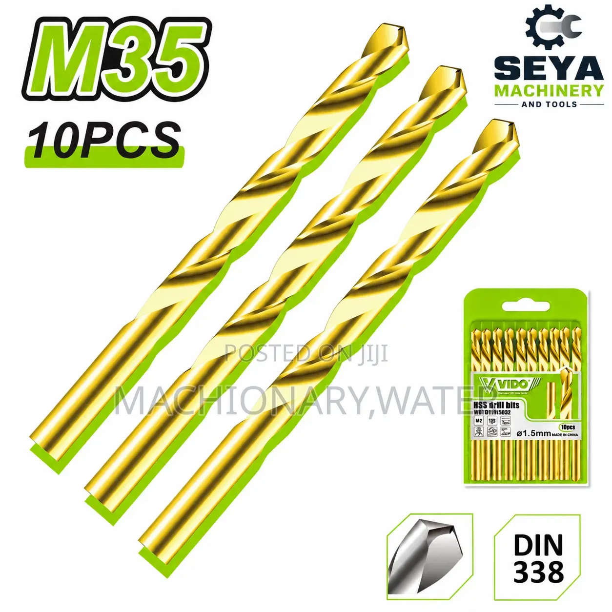 Vid HSS Drill Bit 3mm,3.5mm,4mm,45mm,5mm,6mm,8mm 10mm