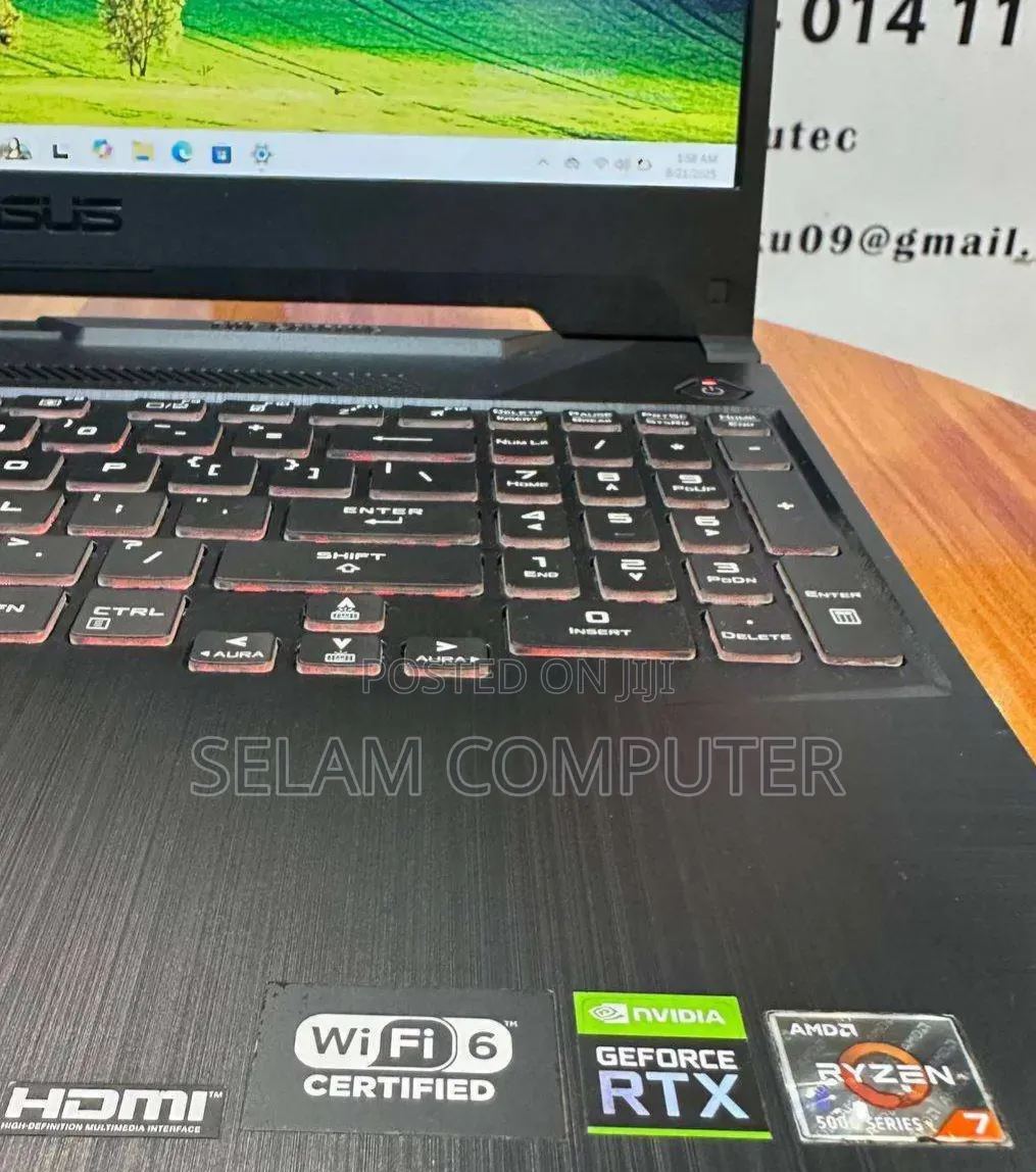New Laptop Asus TUF Gaming A15 16GB Intel Core i7 SSD 512GB