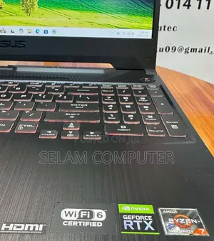 New Laptop Asus TUF Gaming A15 16GB Intel Core i7 SSD 512GB
