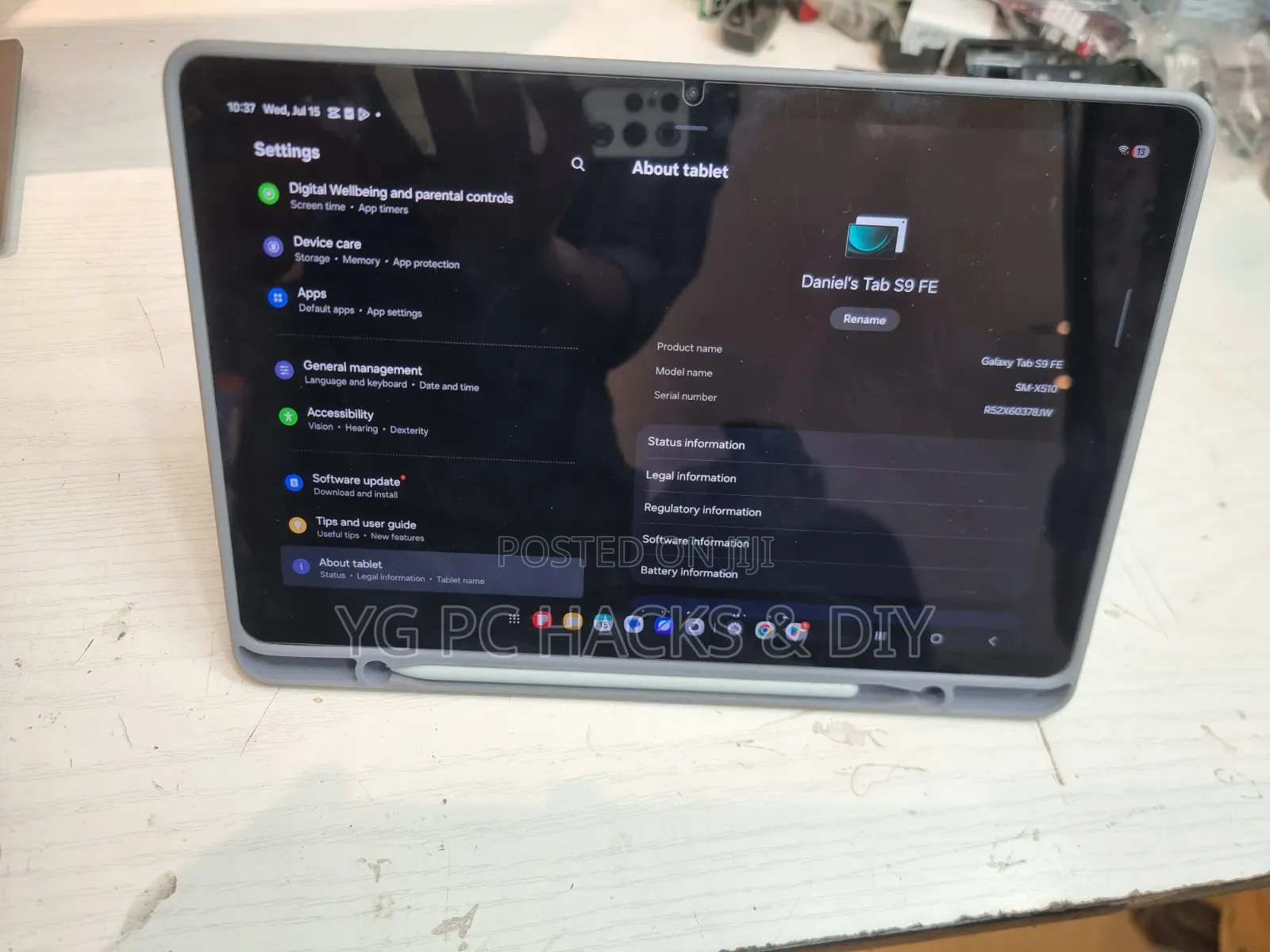 New Samsung Galaxy Tab S9 FE 128 GB Silver