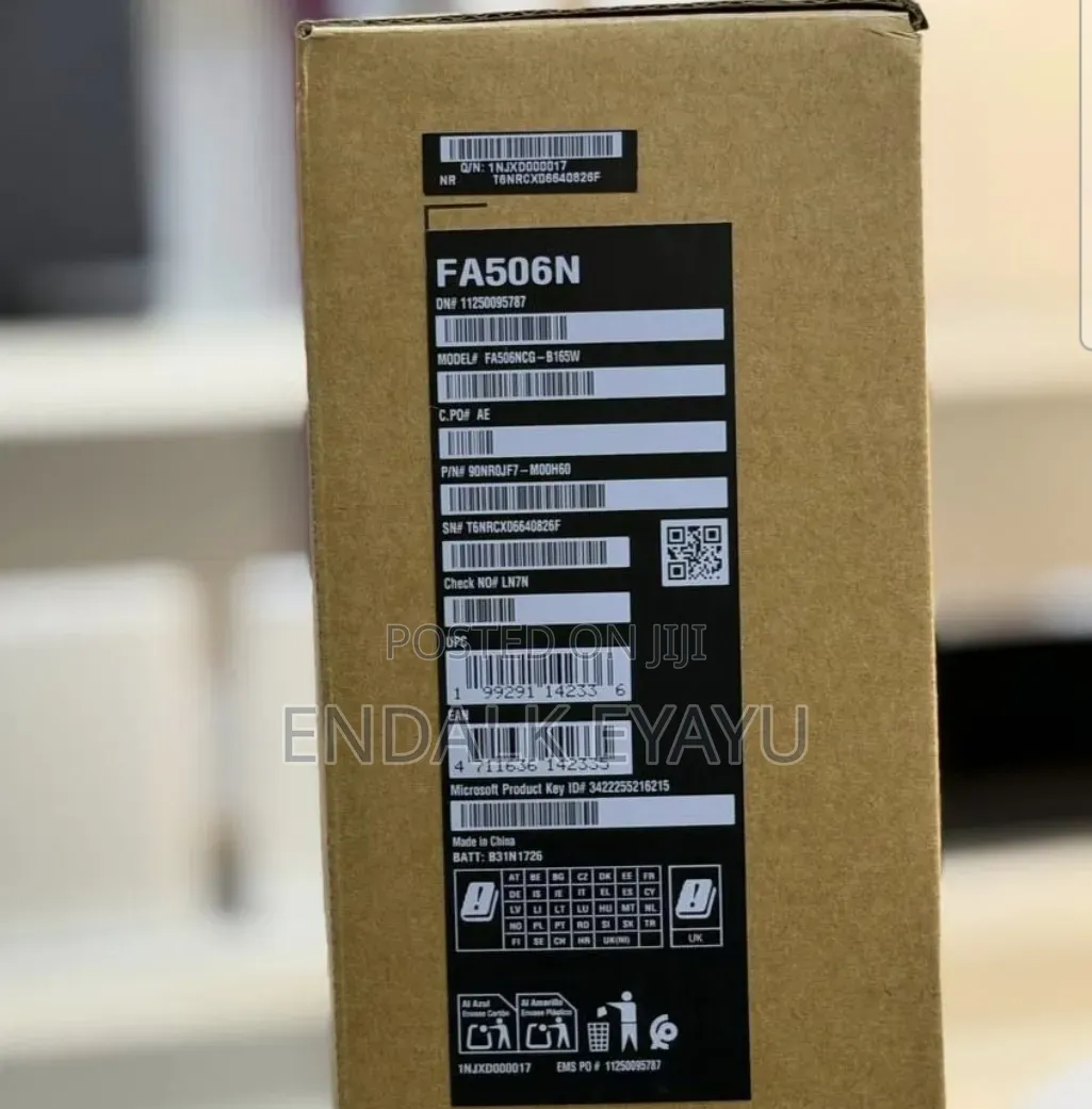 New Laptop Asus TUF Gaming A15 16GB AMD Ryzen 7 SSD 512GB