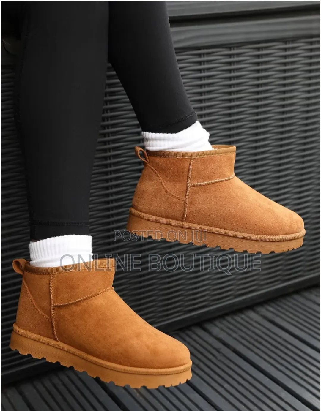 Chestnut Faux Fur Boots