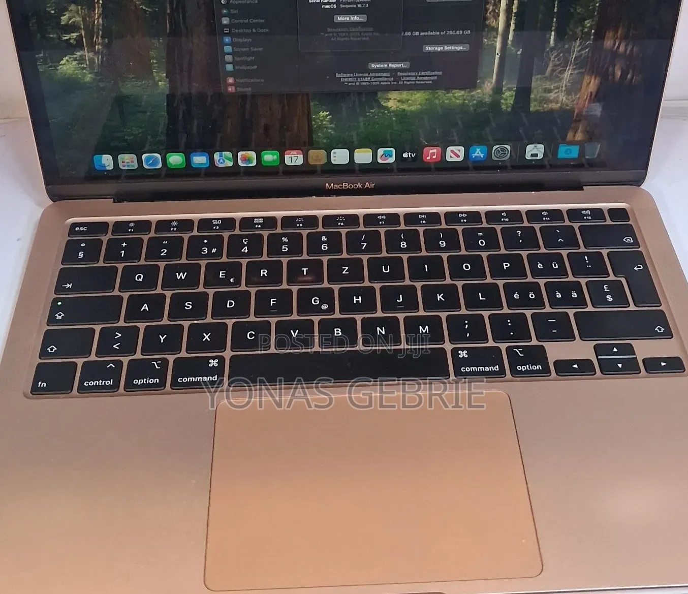 New Laptop Apple MacBook 8GB Intel Core i3 SSD 256GB