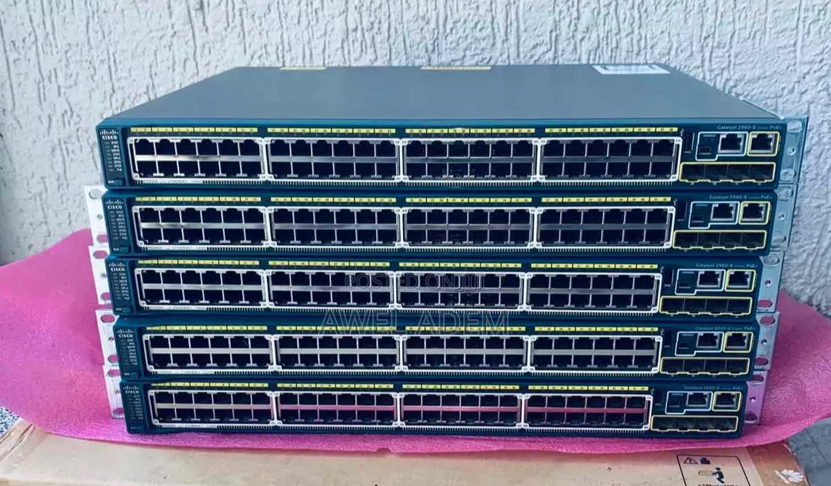 Cisco Catalyst 2960 WS-C2960S-48FPS-L Gigabit PoE+Managed Switches