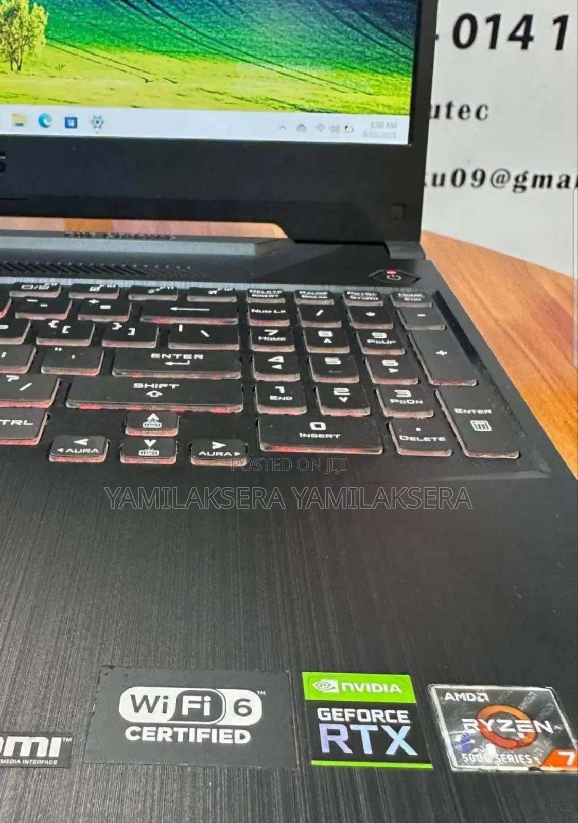 New Laptop Asus TUF Gaming A15 16GB Intel Core i7 SSD 512GB