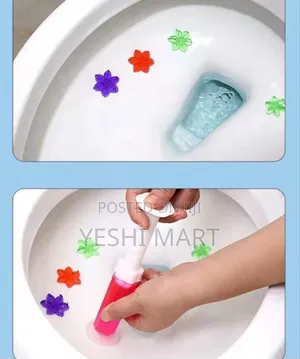 Colors Fragrances Toilet Cleaning Gel, Floral Print Toilet Gel, Fra