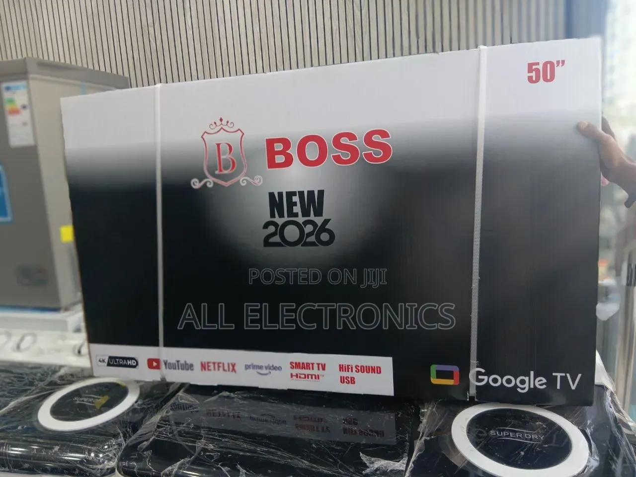 Boss 55 Inch Frameless Screen Google TV