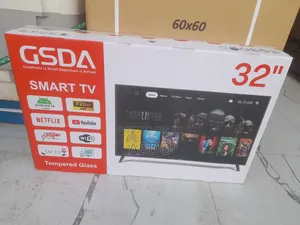 Gsda Smart Led TV 32 Inch Andraid Doubel Gelass 2026 Hifi