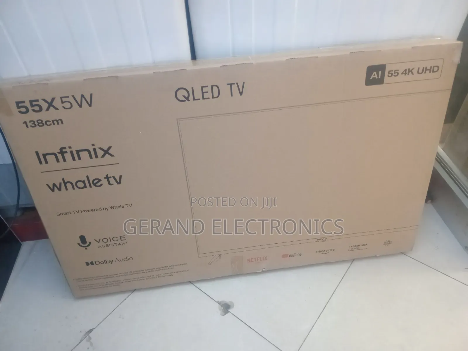 Infinix 55inchi TV Smart Android Qled TV