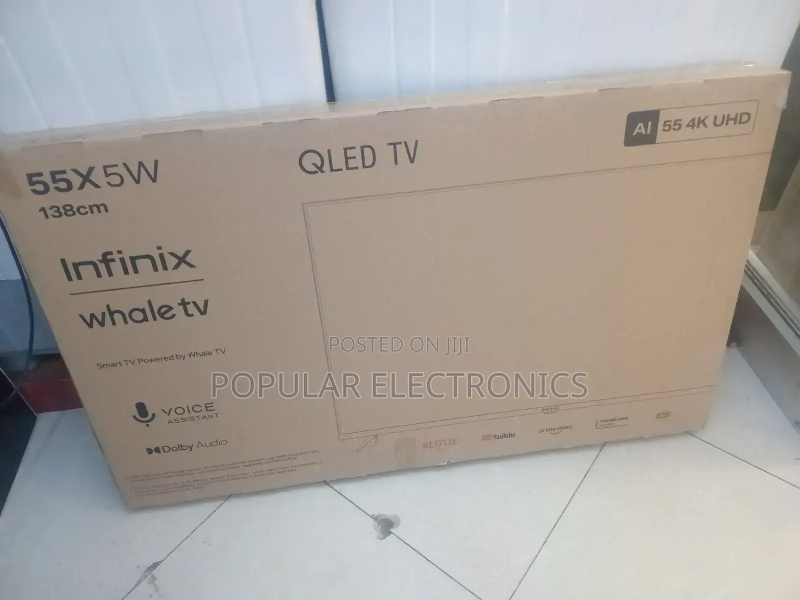 Infinix 55inchi TV Smart Android Qled TV