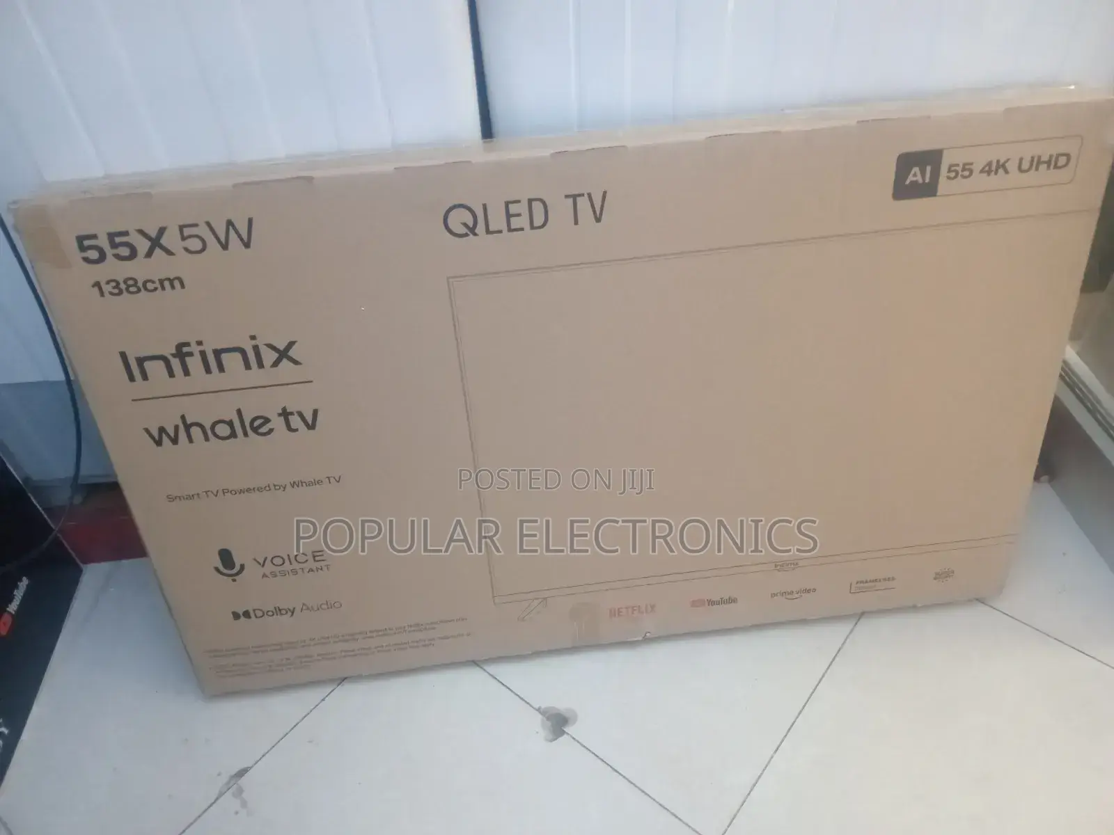 Infinix 55inchi TV Smart Android Qled TV