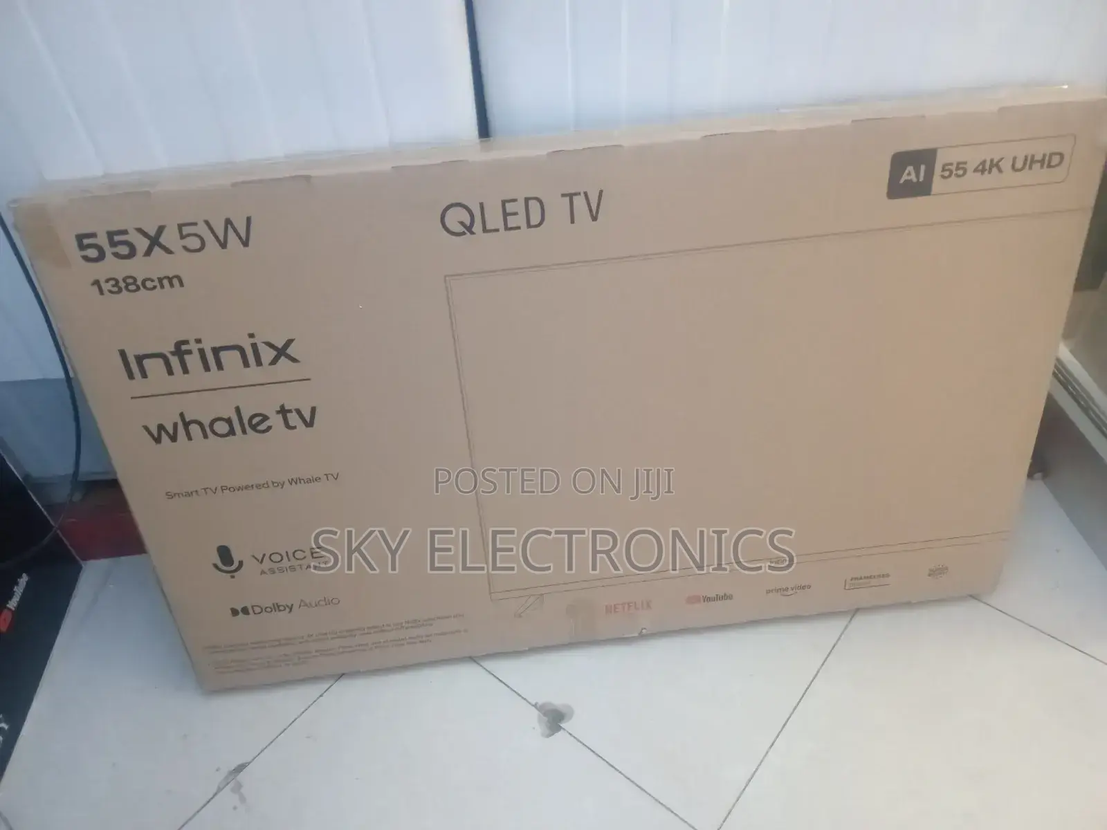 Infinix 55inchi TV Smart Android Qled TV