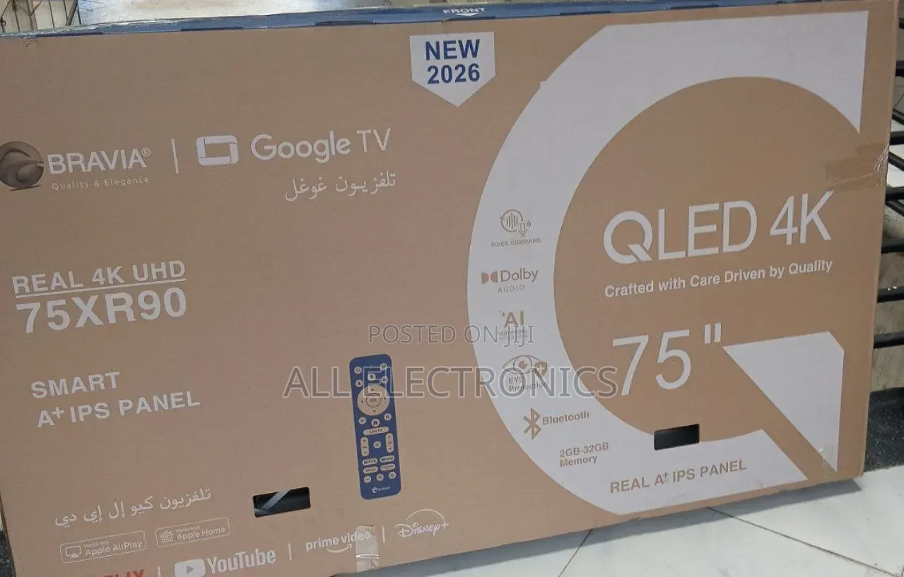 Bravia 75 Qled+google TV