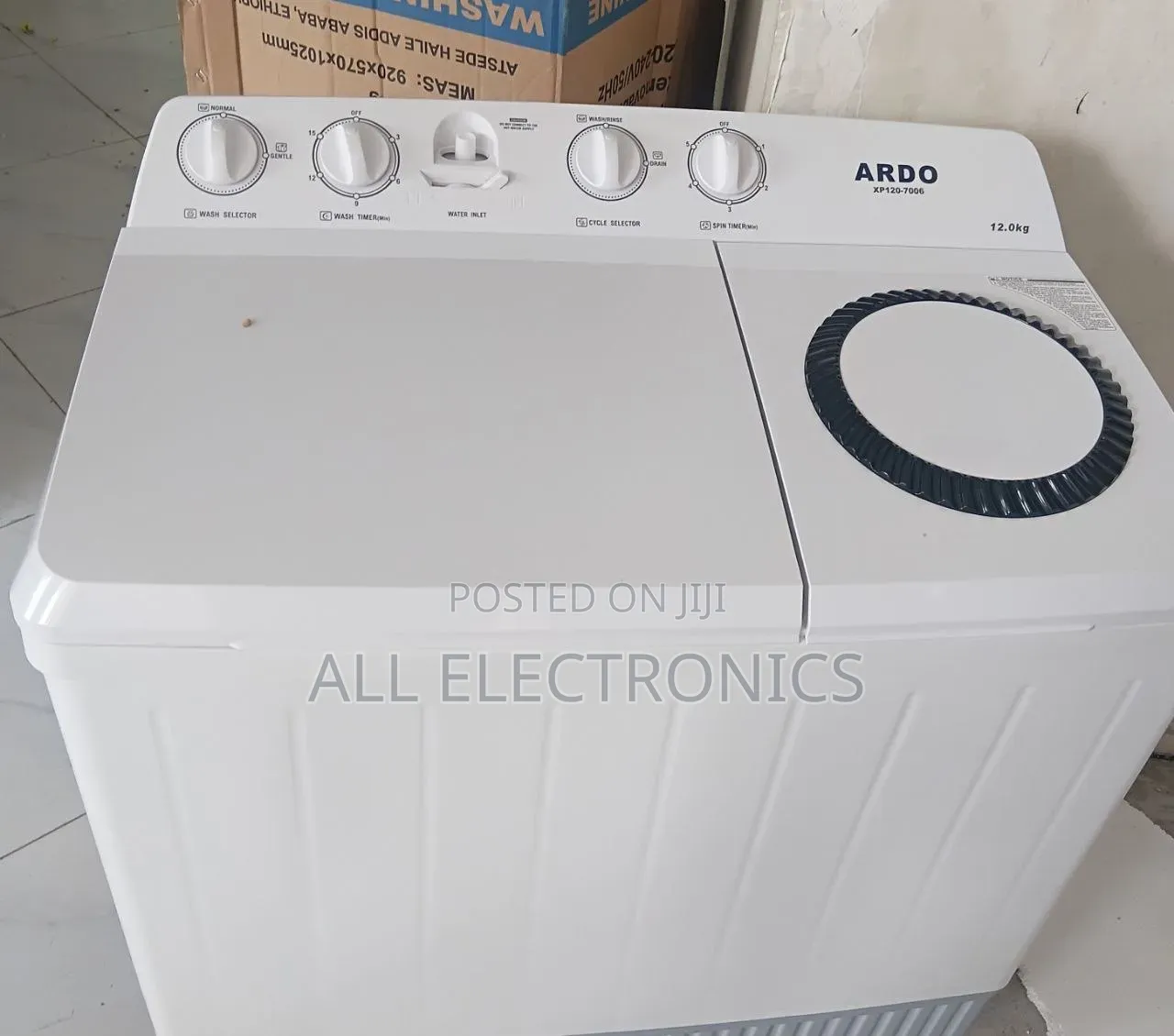 12"kg Ardo Washing Machine