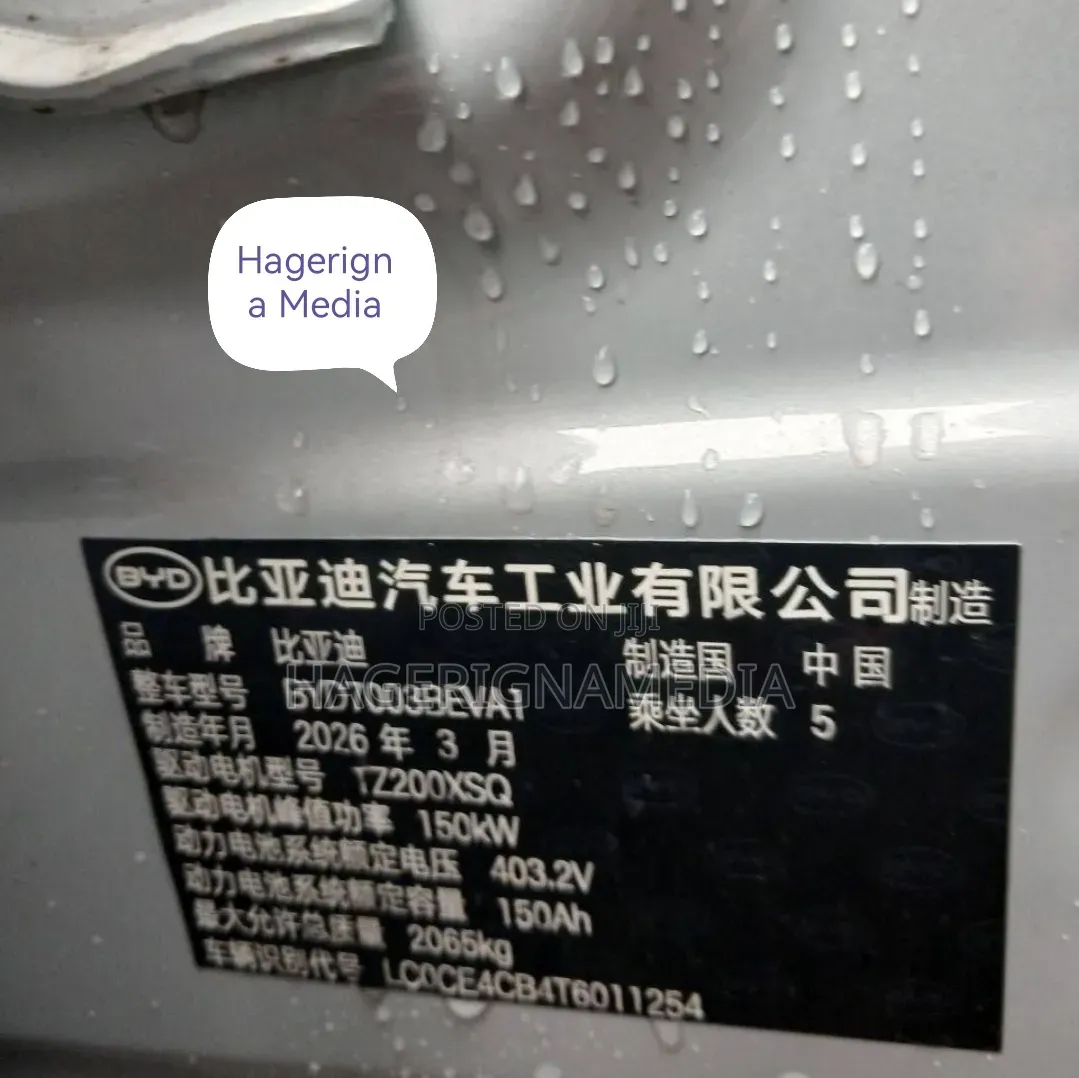 New BYD Yuan Plus 2025 Ivory