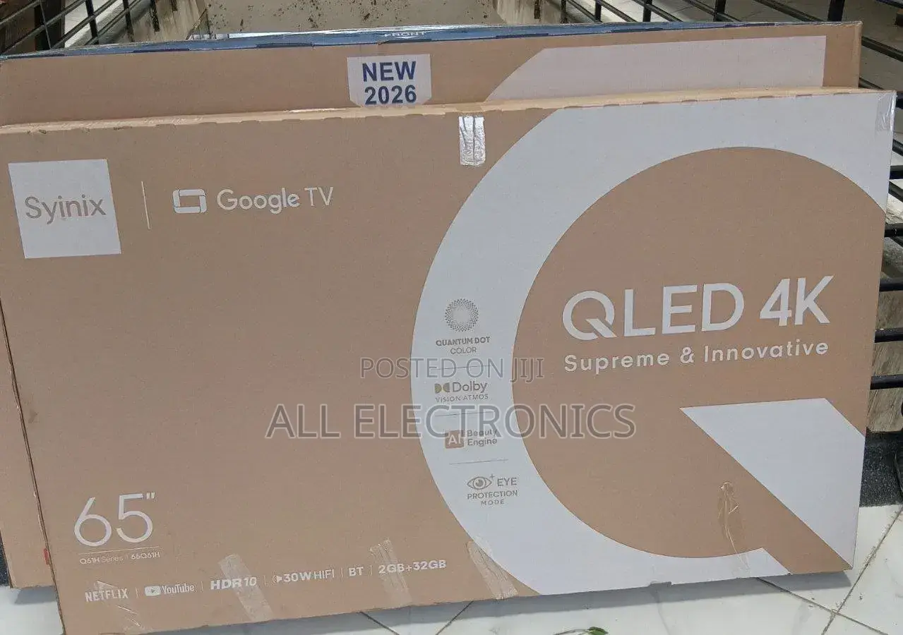 65"inch Syinix Google Qled TV