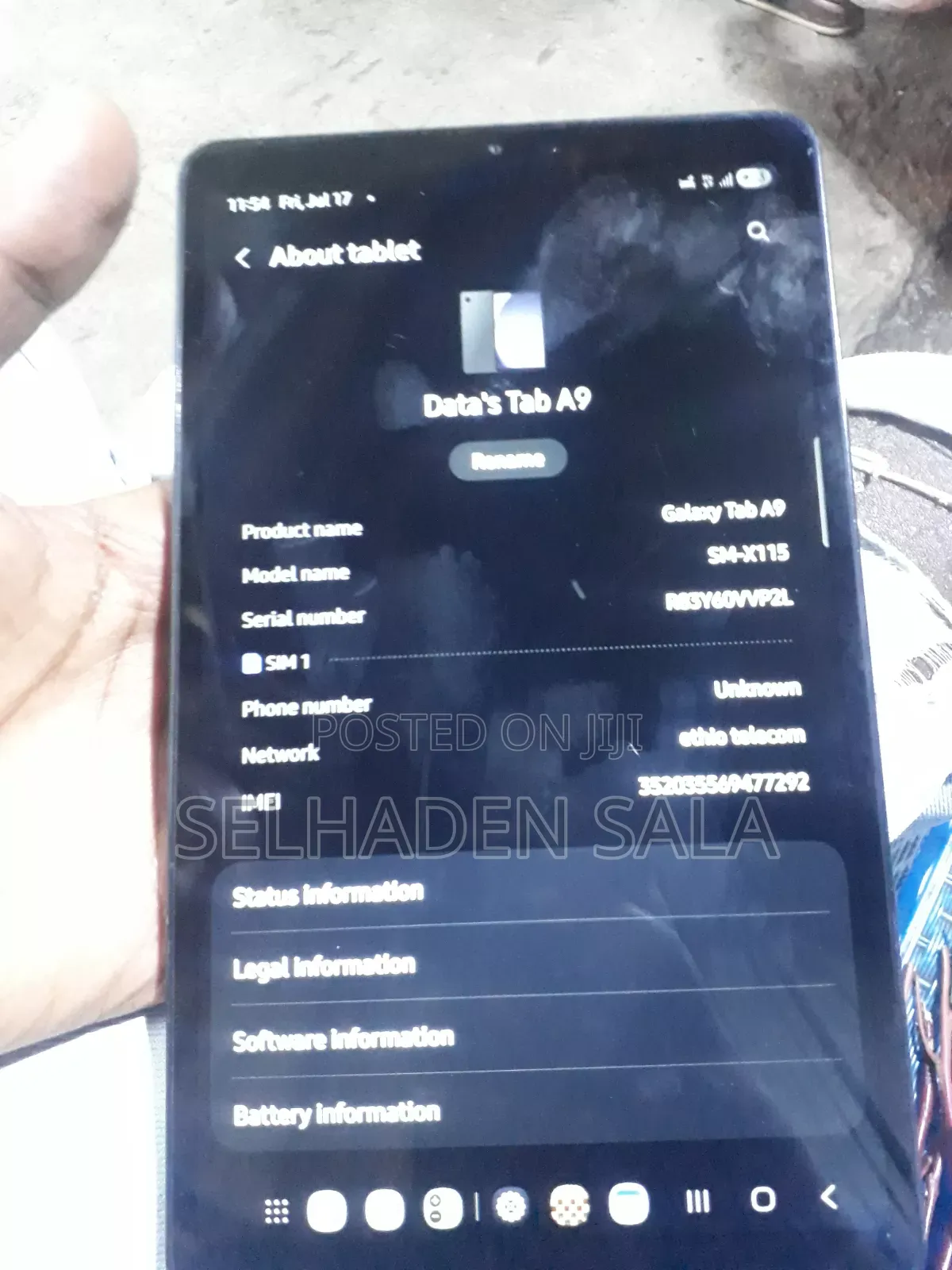 Samsung Galaxy Tab A9 128 GB Black