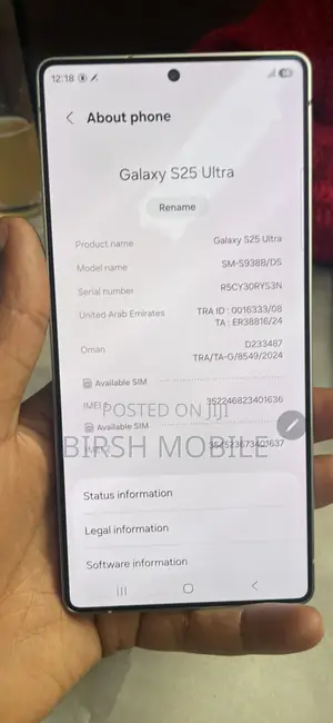 Samsung Galaxy S25 Ultra 256 GB Silver