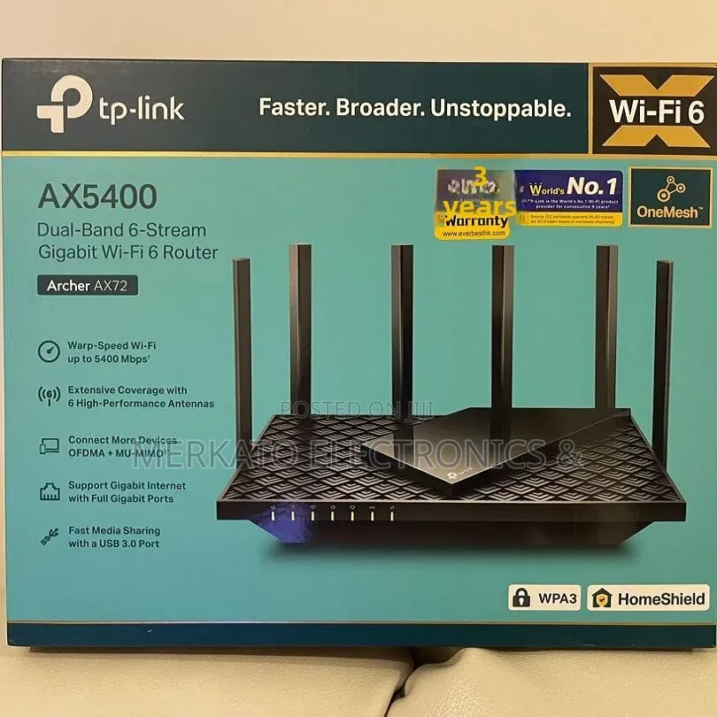 TP-Link Archer AX5400 Dual-Band Wi-Fi 6 Router