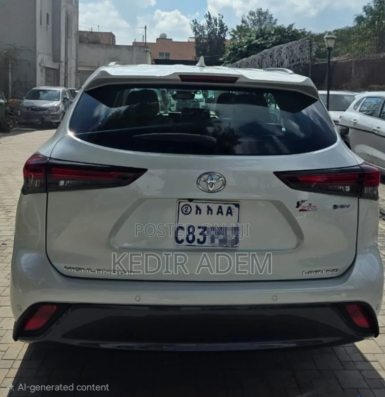 Toyota Highlander Hybrid 2025 White