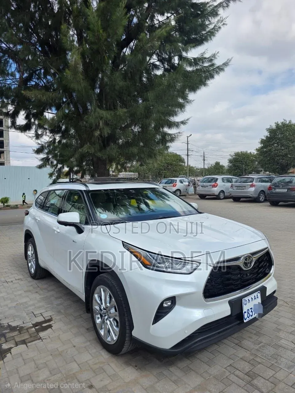Toyota Highlander Hybrid 2025 White