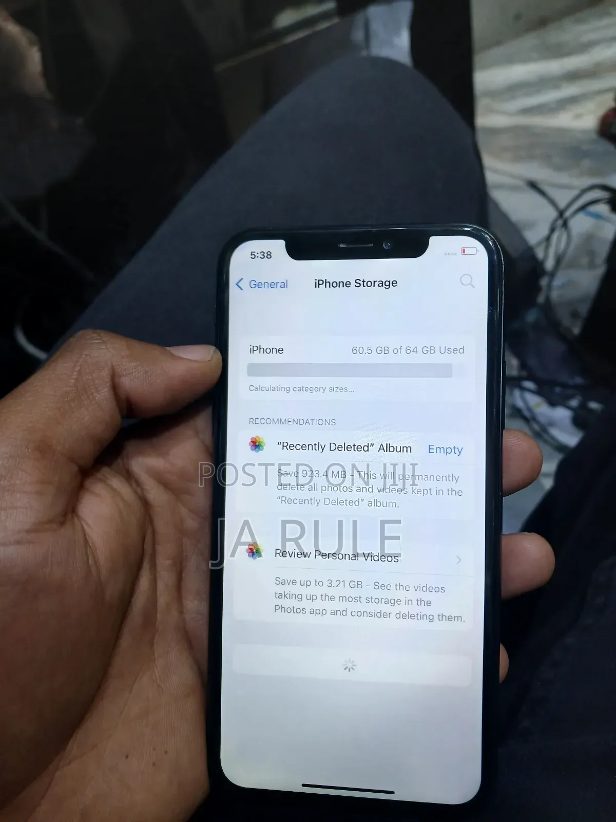 Apple iPhone X 64 GB Black