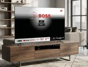 BOSS TV 43 Inch Smart Google TV (2026 Model). Enjoy Stunning Full HD