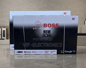 BOSS 50 Inch TV Ultra HD Smart Google TV (2026 Model) – Google