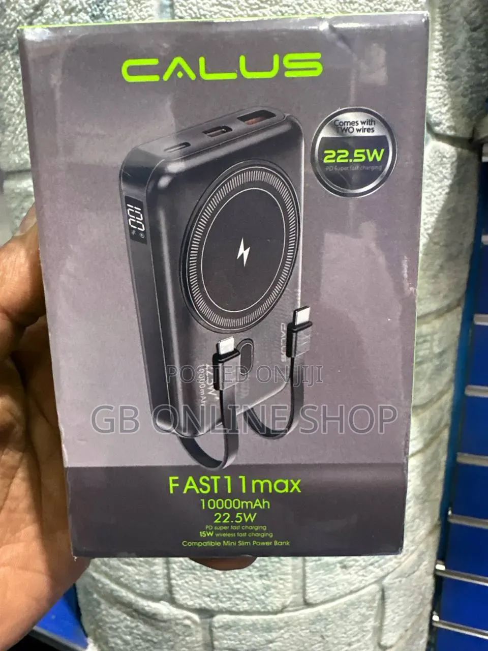 Calus Fast11Max 10000mAh Wireless Charging Power Bank