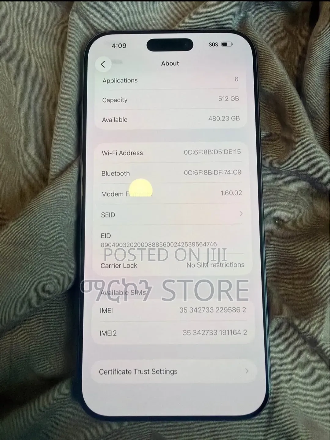 New Apple iPhone 17 Pro Max 512 GB Orange