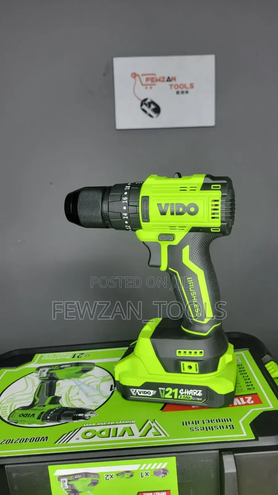 Vido Chargebl Brushless Drill