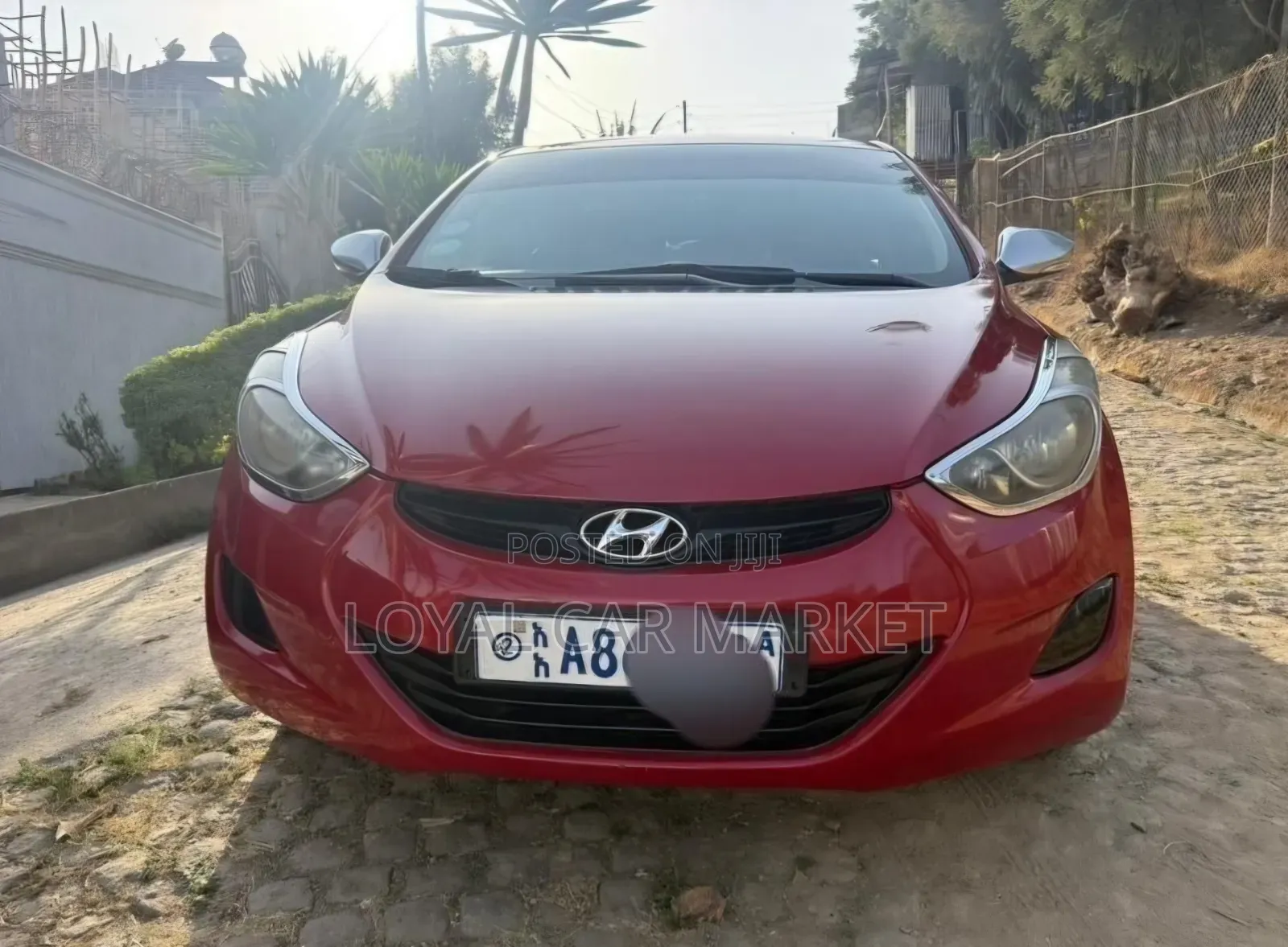 Hyundai Elantra 2012 Red
