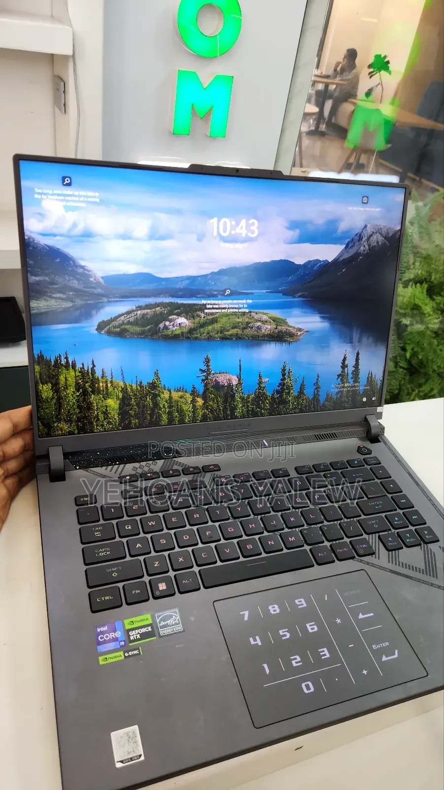 New Laptop Asus ROG Strix G16 G614 16GB Intel Core i9 SSD 1T