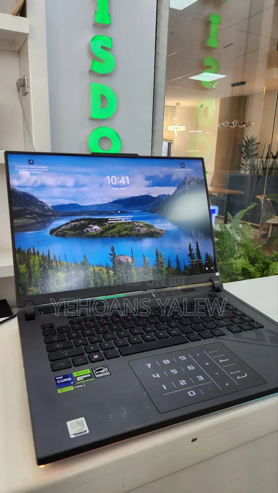 New Laptop Asus ROG Strix G16 G614 16GB Intel Core i9 SSD 1T