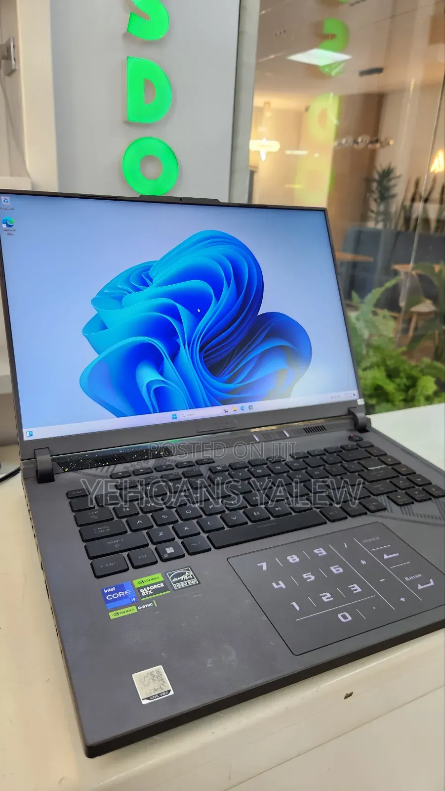 New Laptop Asus ROG Strix G16 G614 16GB Intel Core i9 SSD 1T