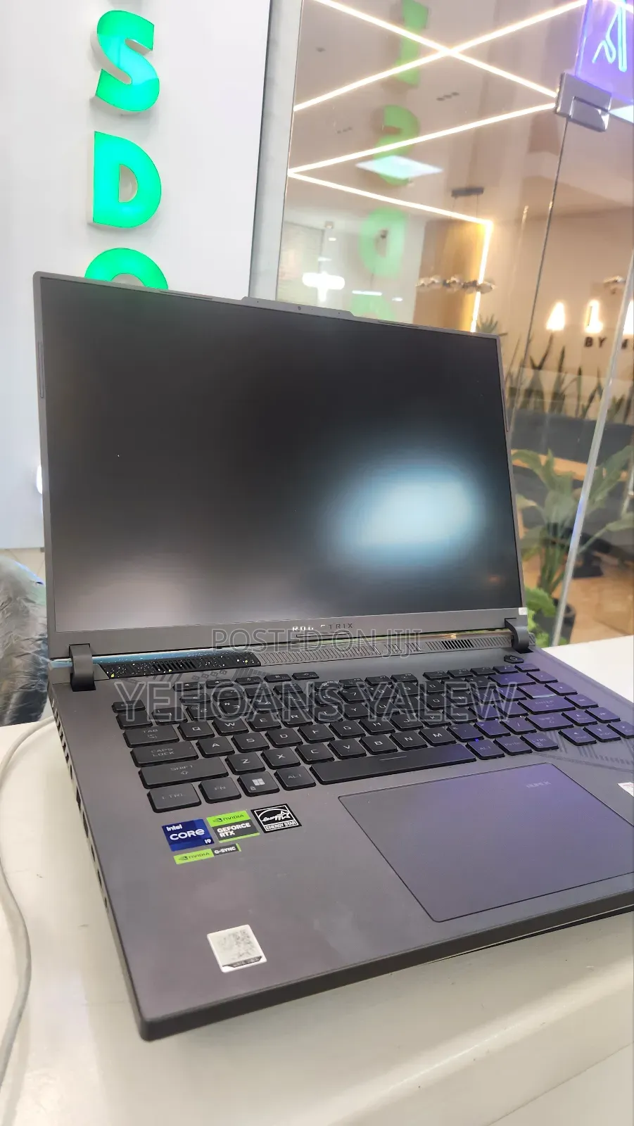 New Laptop Asus ROG Strix G16 G614 16GB Intel Core i9 SSD 1T